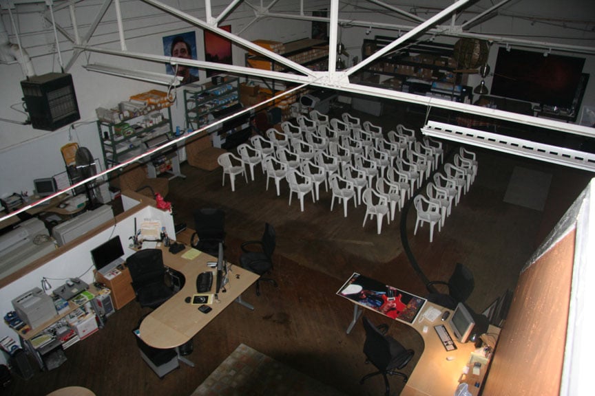 Plotter Pros office with chairs arranged